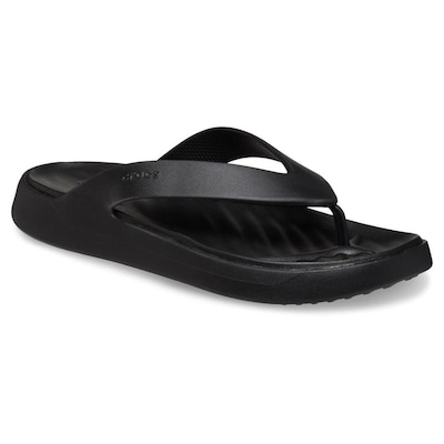 Chinelo Crocs Getaway Flip Black - Feminino - Foto 3