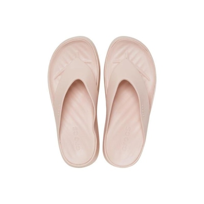 Chinelo Crocs Getaway Plataform Flip Quartz - Feminino - Foto 4
