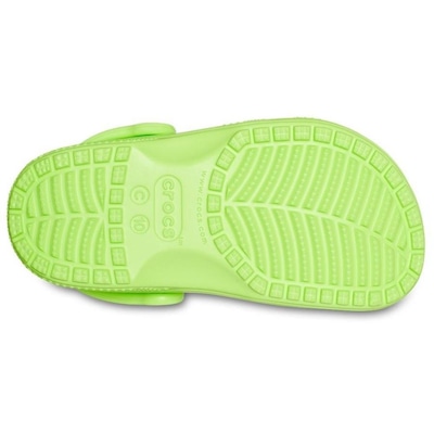 Sandália Crocs Classic Clog Kids Limeade - Infantil - Foto 4