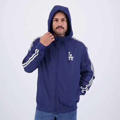 Jaqueta com Capuz New Era Mlb Los Angeles Dodgers - Masculina - Foto 1