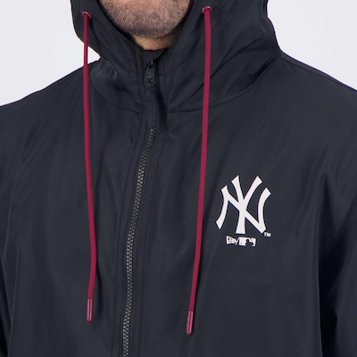Jaqueta Corta - Vento com Capuz New Era Mlb New York Yankees Franquia - Masculina - Foto 5