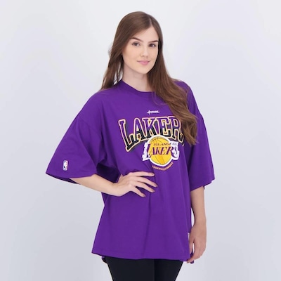 Camiseta Approve Over New Nba Lakers - Feminina - Foto 2
