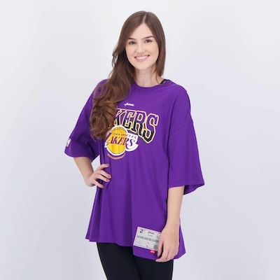 Camiseta Approve Over New Nba Lakers - Feminina - Foto 3