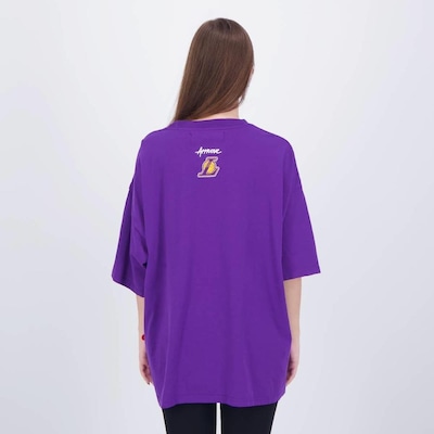 Camiseta Approve Over New Nba Lakers - Feminina - Foto 4