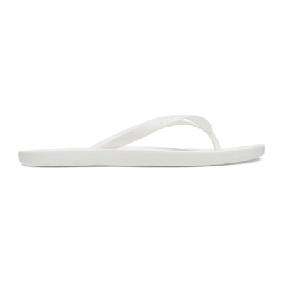 Chinelo Crocs Flip White - Unissex - Foto 5