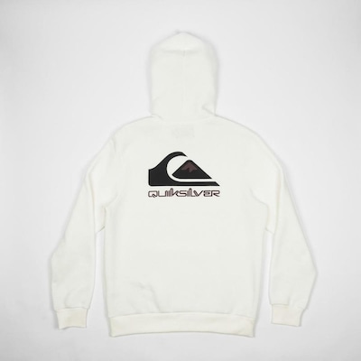 Blusão de Moletom com Capuz Quiksilver Omni Logo Fc 305G Wt24 - Masculino - Foto 4