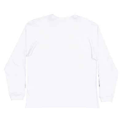Camiseta Dc Shoes Manga Longa Minimal Stripe Wt24 Branco - Foto 5