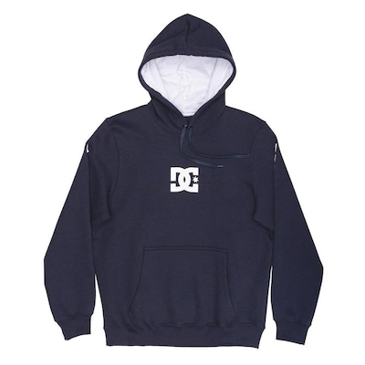 Blusão de Moletom com Capuz Dc Shoes Dcshoecousa Sleeve - Masculino - Foto 4
