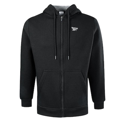 Jaqueta com Capuz Reebok Logo - Masculina - Foto 1