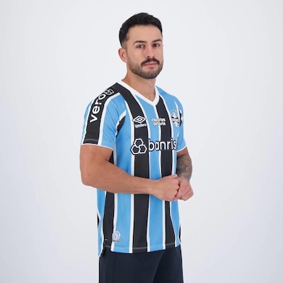 Camisa do Grêmio I 2024 Jogador Umbro - Masculina - Foto 2