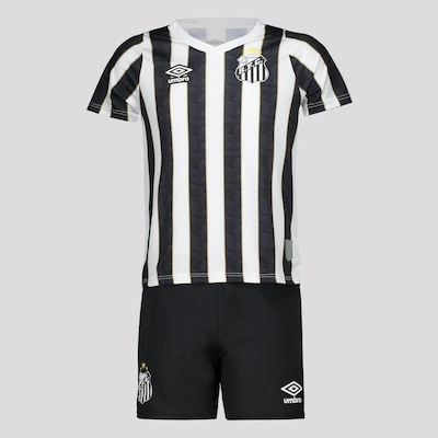 Kit Uniforme de Futebol do Umbro Santos Ii 2024 - Infantil - Foto 1