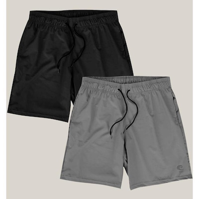 Kit 2 Shorts Masculino Elastano Premium Wss Icon - Foto 1