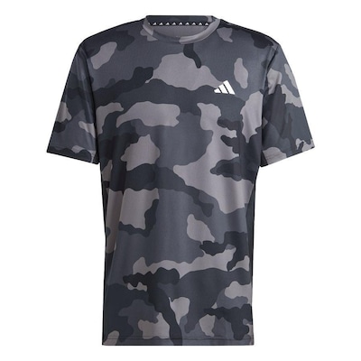 Camiseta adidas Estampada Train Essentials Camo - Masculina - Foto 1