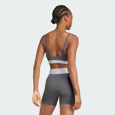Top Fitness adidas Hyperglam Bralette - Feminino - Foto 5