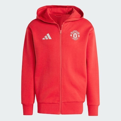 Jaqueta com Capuz adidas Hino Manchester United - Masculina - Foto 4