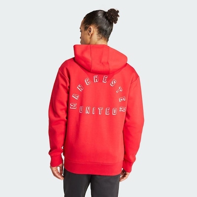 Jaqueta com Capuz adidas Hino Manchester United - Masculina - Foto 5