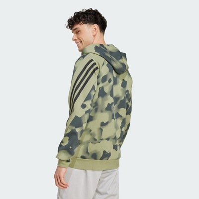Jaqueta de Moletom com Capuz adidas Estampa Corrida Future Icons Três Listras - Masculina - Foto 5