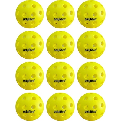 Bola Pickleball Polyfibre - 12 Unidades - Foto 1