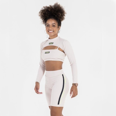 Casaco Cropped FitDance Ftdnc - Feminino - Foto 1