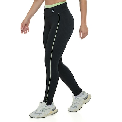 Calça Legging Manalinda Zip - Feminina - Foto 1