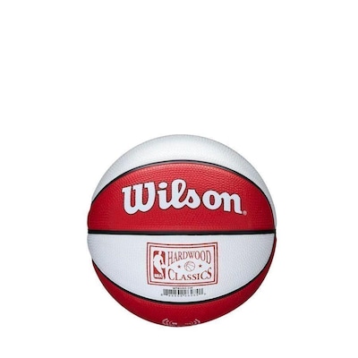 Mini Bola Basquete Wilson Nba Retro Hi Bulls - Foto 4