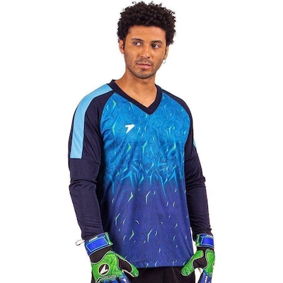 Camisa Manga Longa Goleiro Poker Sublimada Celeno Ii - Masculina - Foto 2