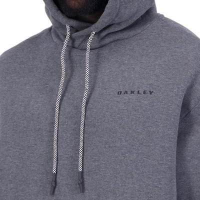 Blusão de Moletom Oakley Canguru Heritage Big Skull Athletic - Masculino - Foto 3