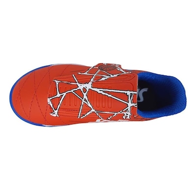 Chuteira Futsal Marvel Spider Man 4113 - Infantil - Foto 4