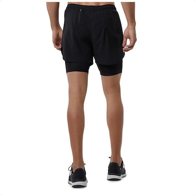 Bermuda New Balance Q Speed Duplo 5 - Masculino - Foto 3