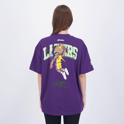 Camiseta Approve Over New Nba Lakers Bear - Feminina - Foto 4