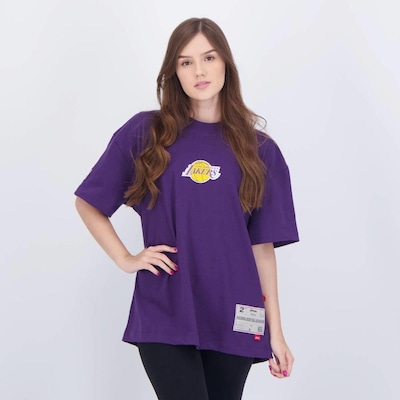Camiseta Approve Over New Nba Lakers Bear - Feminina - Foto 1