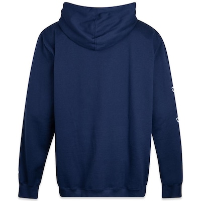 Blusão de Moletom com Capuz New Era Plus Size Fechado New York Yankees - Masculino - Foto 2