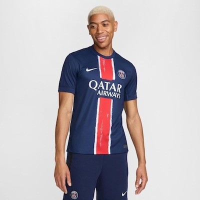 Camisa Paris Saint-Germain I 2024/25 Torcedor Pro Nike - Masculina - Foto 1