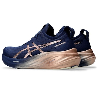 Tênis ASICS Gel-Nimbus 26 Platinum Feminino - Foto 4