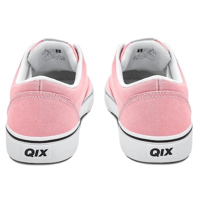 Tênis Qix Sunset Vulcan Rosa Bebe Branco Unissex - Foto 6