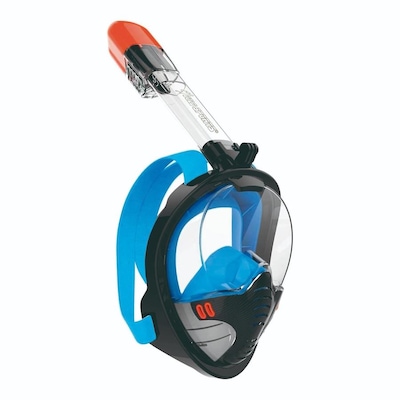 Mascara Subaquática De Mergulho Gold Sports Full Face R4 Com Snorkel - Foto 3