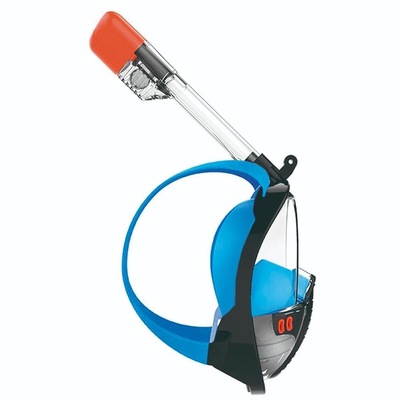 Mascara Subaquática De Mergulho Gold Sports Full Face R4 Com Snorkel - Foto 4