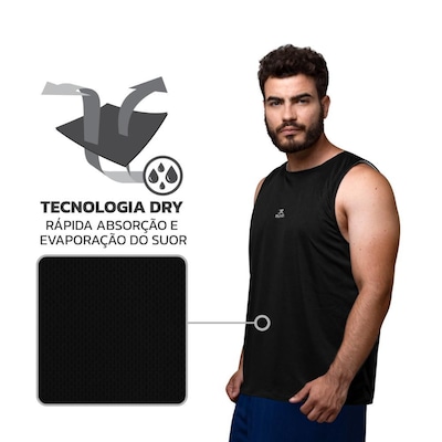 Camiseta Regata Dupla Face Basquete Muvin Basic - Masculina - Foto 6