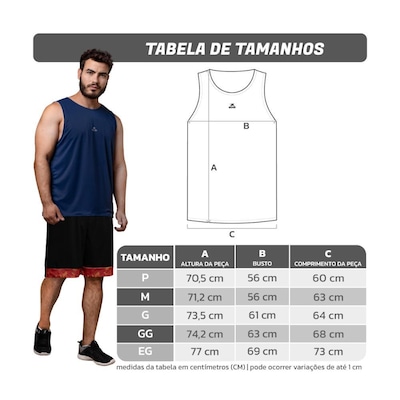 Camiseta Regata Dupla Face Basquete Muvin Basic - Masculina - Foto 3