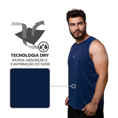 Camiseta Regata Dupla Face Basquete Muvin Basic - Masculina - Foto 6