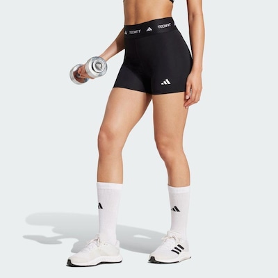 Shorts Legging adidas Techfit Stay In Play - Feminino - Foto 3
