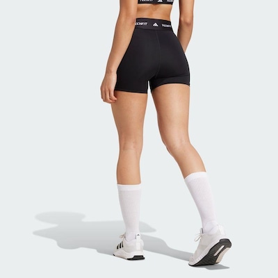 Shorts Legging adidas Techfit Stay In Play - Feminino - Foto 5