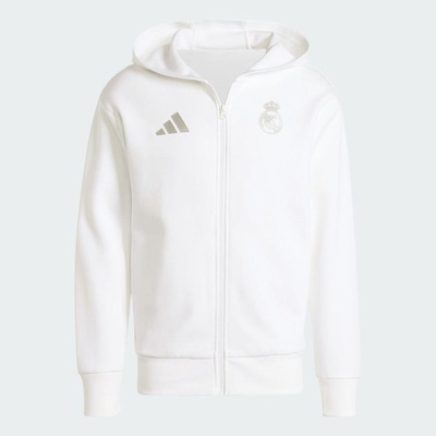 Jaqueta com Capuz adidas Hino Real Madrid - Masculina - Foto 4