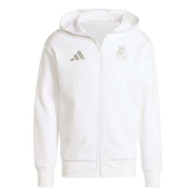 Jaqueta com Capuz adidas Hino Real Madrid - Masculina - Foto 1