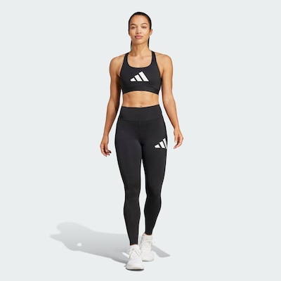 Top Fitness adidas Estampado Powerreact Big Logo - Feminino - Foto 5