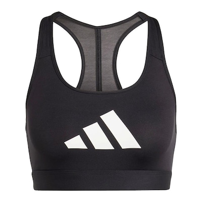 Top Fitness adidas Estampado Powerreact Big Logo - Feminino - Foto 1