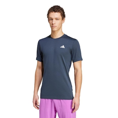 Camiseta adidas Tennis Freelift - Masculina - Foto 2