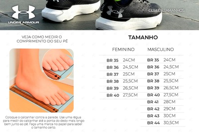 Kit Tênis Under Armour Slight 3 e Meia - Masculino - Foto 6