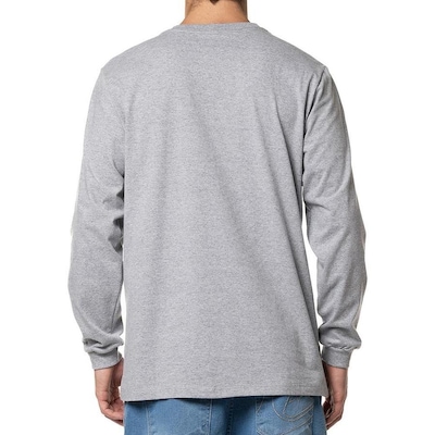 Camiseta Manga Longa Quiksilver Full Logo - Masculina - Foto 2