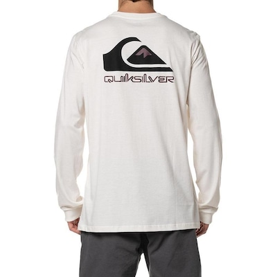 Camiseta Manga Longa Quiksilver Omni Logo - Masculina - Foto 2
